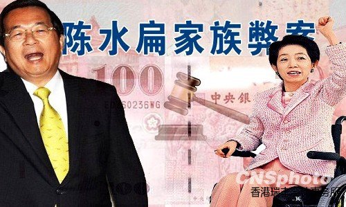 資料圖:陳水扁夫婦。
